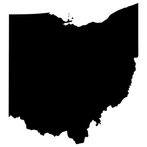 High detailed vector map - Ohio