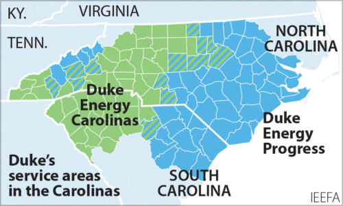 Duke Energy territory map