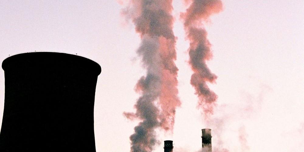 Image of pollution smoke rising into the air