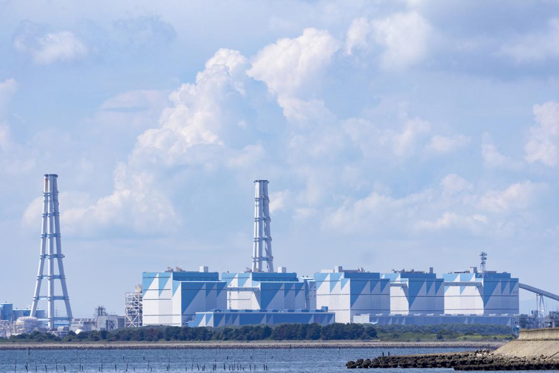 Hekinan Thermal Power Station in Japan