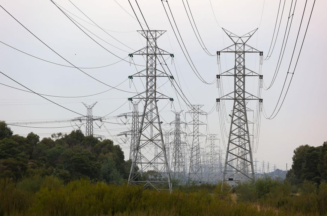 electricity poles