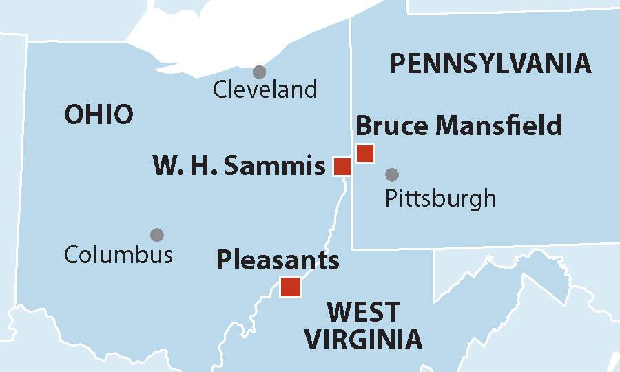 Firstenergy Distribution Map IEEFA update: Big risk to taxpayers in FirstEnergy settlement on coal ...