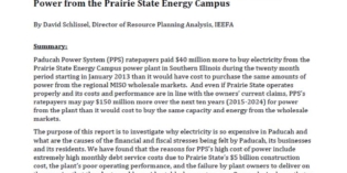 Memo: Analysis of Paducah Power System’s Recent and Future Cost of Power from the Prairie State Energy Campus