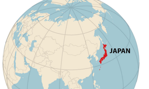 Japan on the Globe