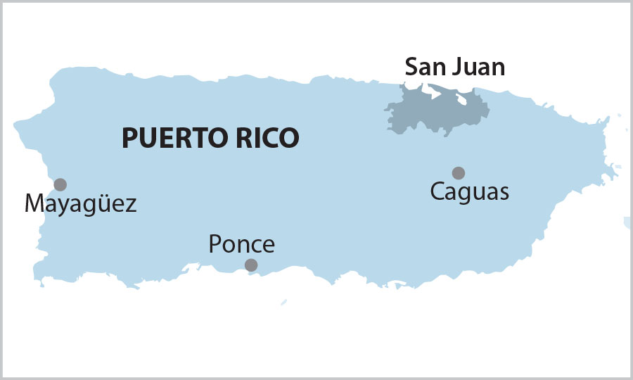Puerto Rico On The Map | Zip Code Map