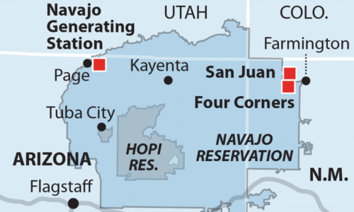 San Juan Navajo map