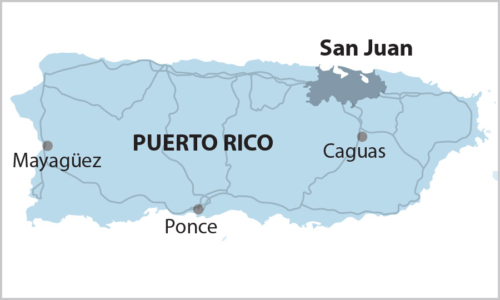 Puerto rico map