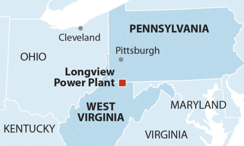 Longview Power Plant map