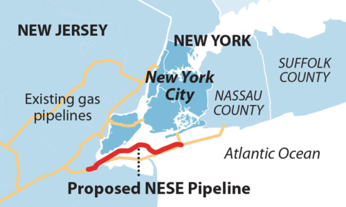 New York NESE pipeline map