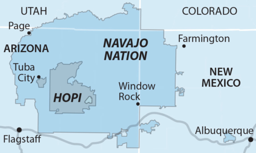 Navajo Nation map