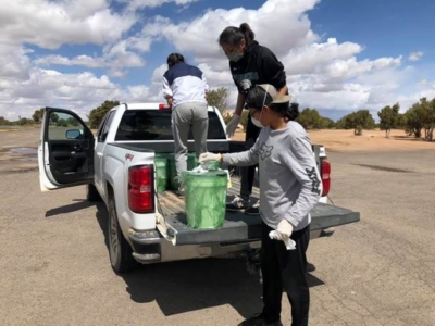 Navajo Truck with Sanitizer