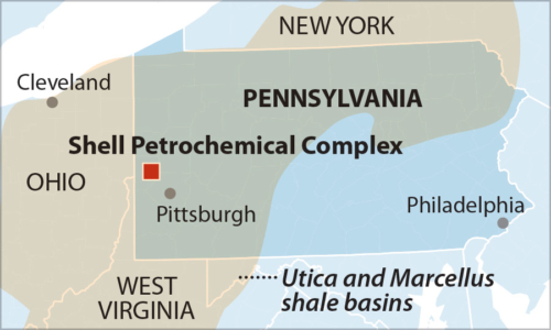 Shell Petrochemical Complex Map