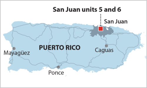 San Juan map