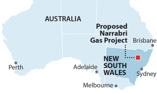 Australia Narrabri NSW map